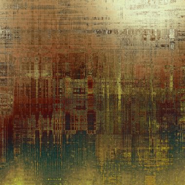 Yaşlı doku. Farklı renk desen ile