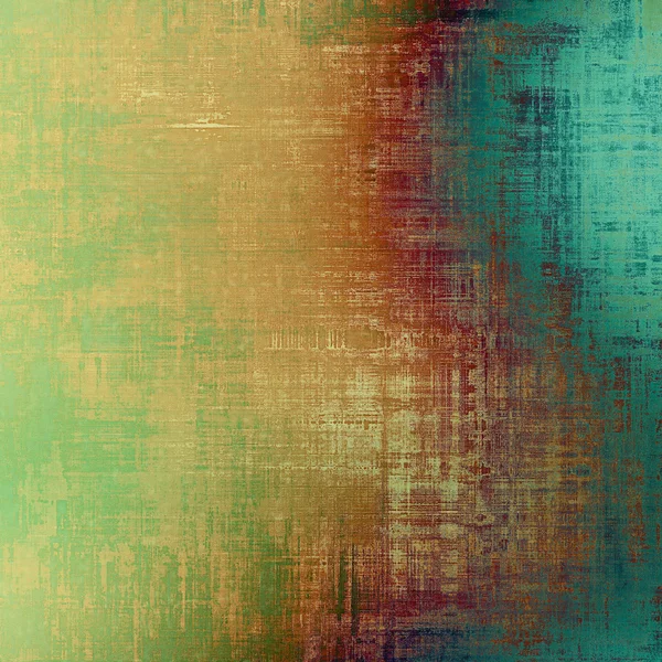Абстрактная композиция на текстурированном винтажном фоне с гранжевыми пятнами. С разными цветовыми узорами — стоковое фото