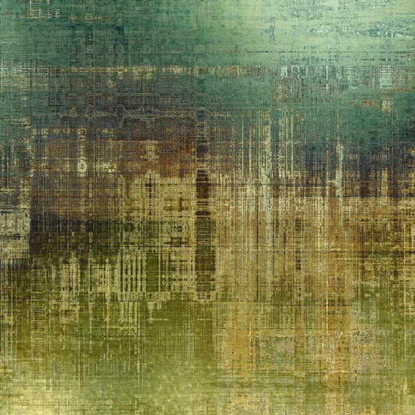 Abstrakt komposition på texturerat, vintage bakgrund med grunge fläckar. Med annan färgmönster — Stockfoto