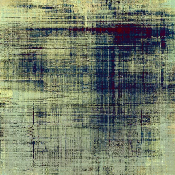 Abstrakt komposition på texturerat, vintage bakgrund med grunge fläckar. Med annan färgmönster — Stockfoto