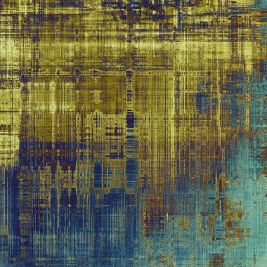 Grunge doku lekeli, metin veya resim alanı olan arka plan sıkıntılı. Farklı renk desen ile