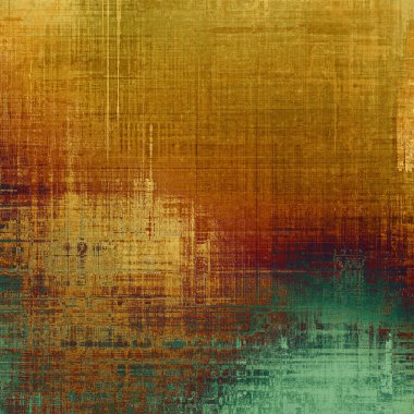 Grunge doku lekeli, metin veya resim alanı olan arka plan sıkıntılı. Farklı renk desen ile