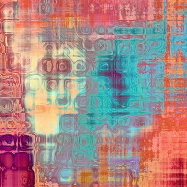 Grunge doku lekeli, metin veya resim alanı olan arka plan sıkıntılı. Farklı renk desen ile