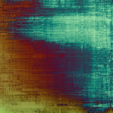 Retro tarzı elemanları ve farklı renk desen ile eski antika arka plan