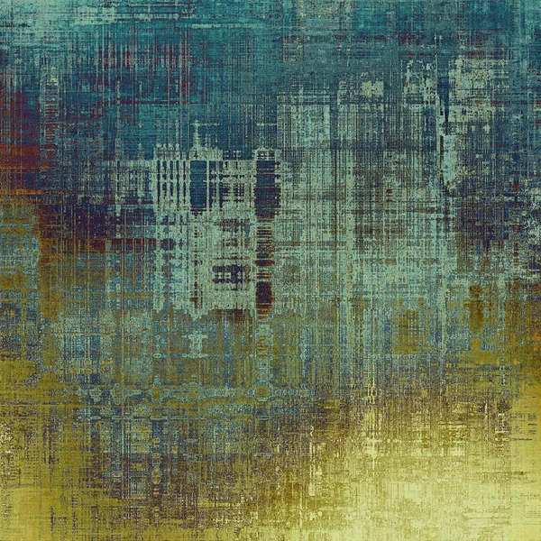 Oude ontworpen textuur als abstracte grunge achtergrond. Met patronen met verschillende kleuren — Stockfoto