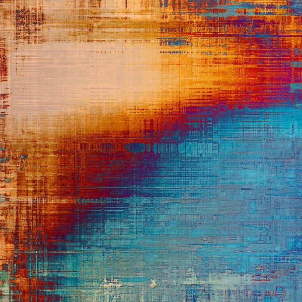 Oude ontworpen textuur als abstracte grunge achtergrond. Met patronen met verschillende kleuren — Stockfoto