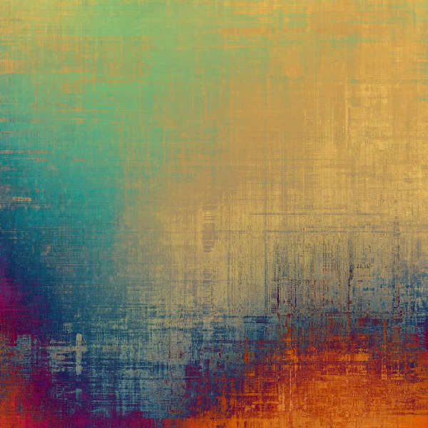 Fondo grunge con elementi di design vintage e retrò. Con diversi modelli di colore — Foto Stock