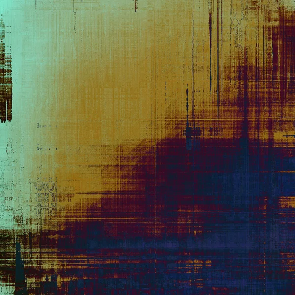 Fondo grunge con elementi di design vintage e retrò. Con diversi modelli di colore — Foto Stock