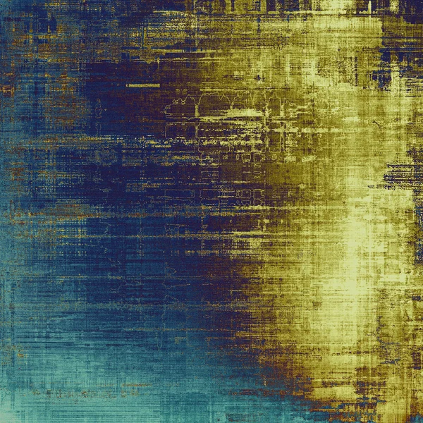 Composição abstrata sobre texturizado, fundo vintage com manchas grunge. Com padrões de cores diferentes — Fotografia de Stock