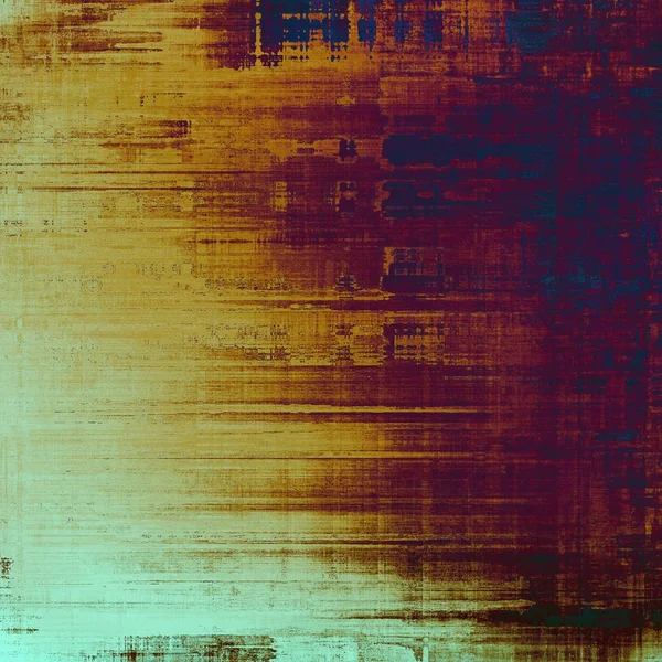 Abstract composition on textured, vintage background with grunge stains. With different color patterns — Stock Photo, Image