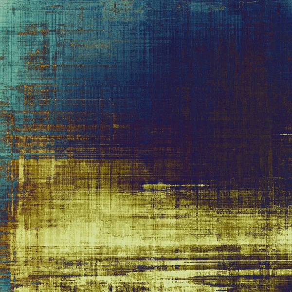 Composición abstracta sobre fondo texturizado y vintage con manchas grunge. Con diferentes patrones de color —  Fotos de Stock