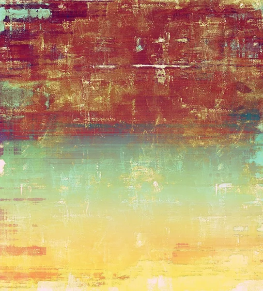 Fundo retrô abstrato ou textura antiquada. Com padrões de cores diferentes — Fotografia de Stock