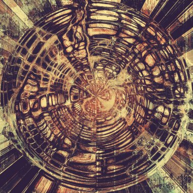 Eski antika doku (arka plan için). Farklı renk desen ile