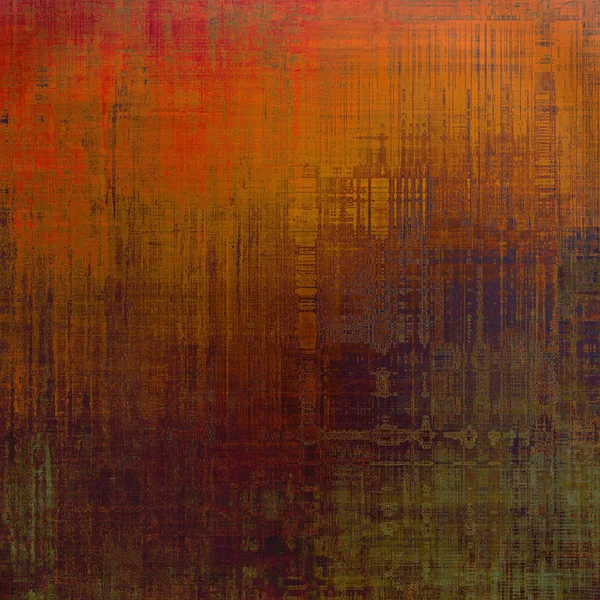 Abstrakt komposition på texturerat, vintage bakgrund med grunge fläckar. Med annan färgmönster — Stockfoto