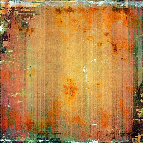 Abstract composition on textured, vintage background with grunge stains. With different color patterns — Stock Photo, Image
