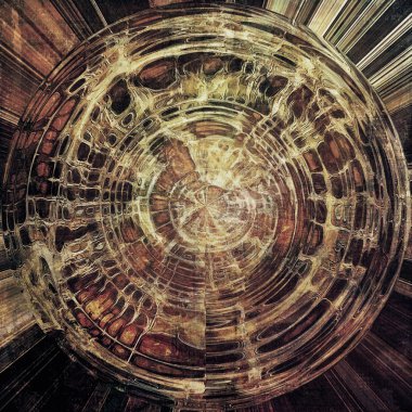 Retro doku, zarif eski stil arka plan. Farklı renk desen ile