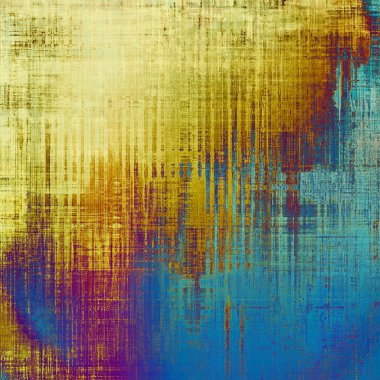 Antika antika doku, eski moda arka plan yıpranmış. Farklı renk desen ile