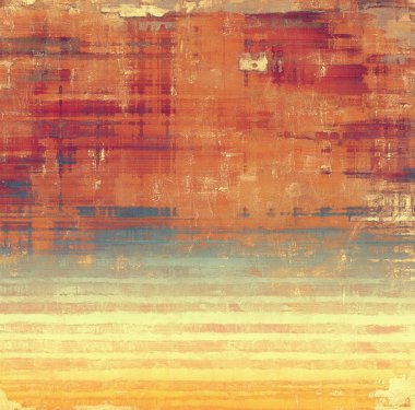 Antika antika doku, eski moda arka plan yıpranmış. Farklı renk desen ile