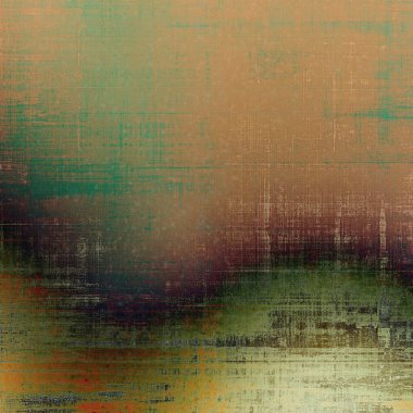 Vintage doku ile metin veya resim için yer. Farklı renk desen ile