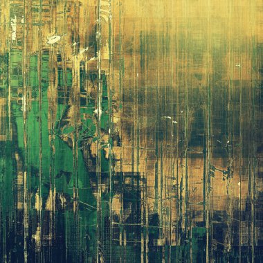 Vintage doku ile metin veya resim için yer. Farklı renk desen ile