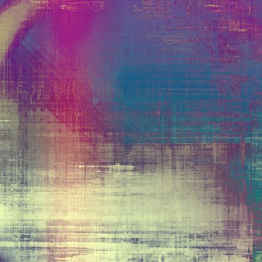 Vintage doku ile metin veya resim için yer. Farklı renk desen ile