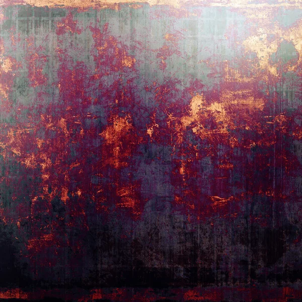 Антична вінтажна текстура, старомодний вивітрюваний фон. З різними кольоровими візерунками — стокове фото