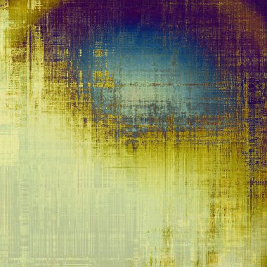 Grunge vintage dokulu arka plan sanat. Farklı renk desen ile