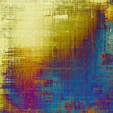 Soyut kompozisyon dokulu, vintage grunge lekeleri zemin üzerine. Farklı renk desen ile
