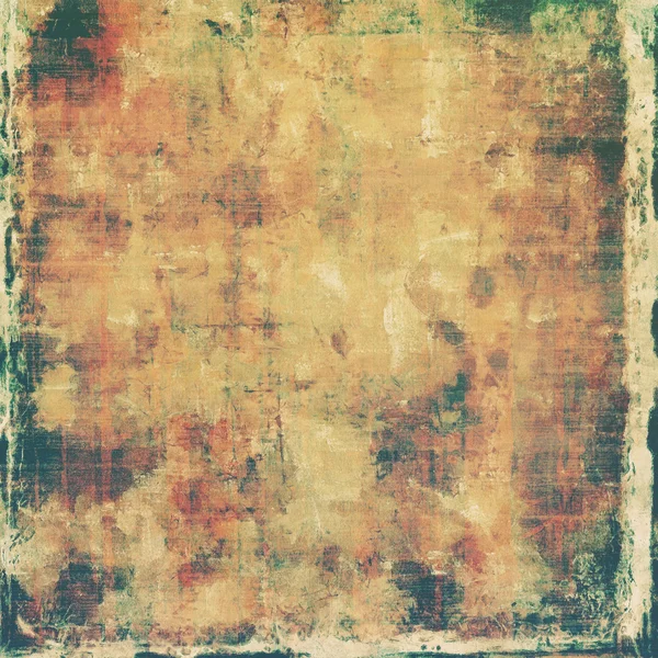 Abstract composition on textured, vintage background with grunge stains. With different color patterns — Stock Photo, Image