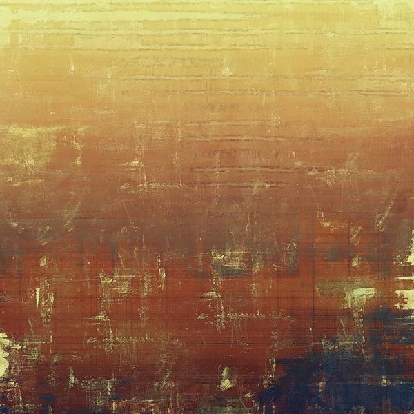 Abstract composition on textured, vintage background with grunge stains. With different color patterns — Stock Photo, Image