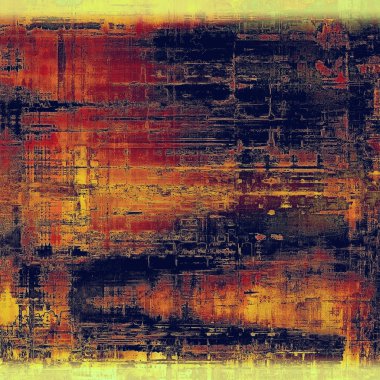 Çatlaklar ve vintage dokulu bir arka plan üzerinde lekeleri. Farklı renk desen ile