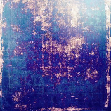 Grunge texture with decorative elements and different color pattern