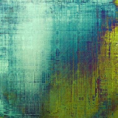 Grunge texture with decorative elements and different color pattern