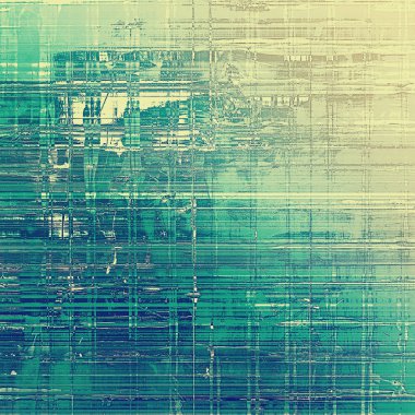 Grunge texture with decorative elements and different color pattern