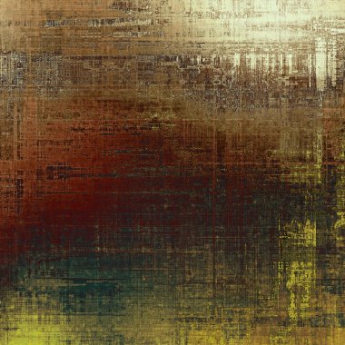 Grunge texture with decorative elements and different color pattern