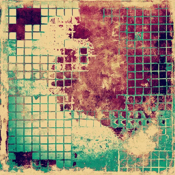 Oude grunge antieke textuur. Met patronen met verschillende kleuren — Stockfoto