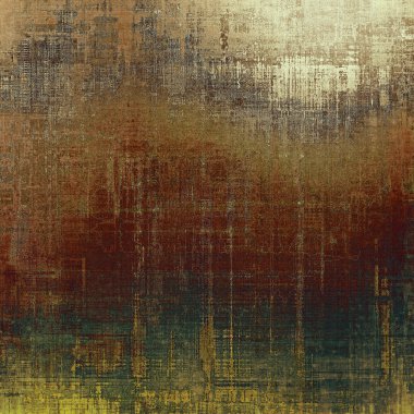 Grunge doku lekeli, metin veya resim alanı olan arka plan sıkıntılı. Farklı renk desen ile