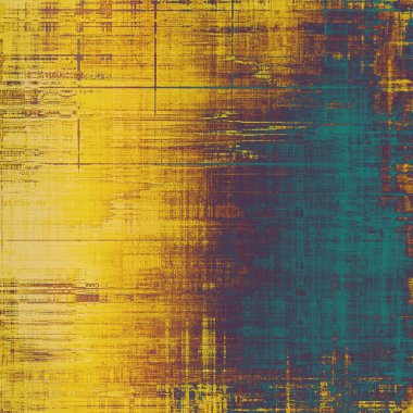 Grunge doku lekeli, metin veya resim alanı olan arka plan sıkıntılı. Farklı renk desen ile