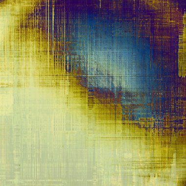 Vintage doku, renkli grunge arka plan metin veya resim alanı olan yaşlı. Farklı renk desen ile