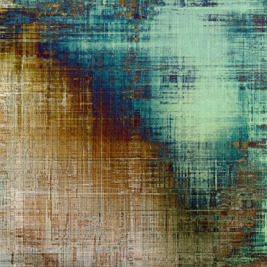 Vintage doku ile metin veya resim için yer. Farklı renk desen ile