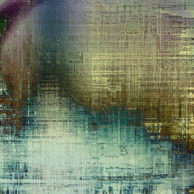 Vintage doku ile metin veya resim için yer. Farklı renk desen ile