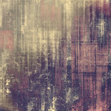 Retro arka plan veya eski moda doku. Farklı renk desen ile