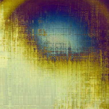 Çatlaklar ve vintage dokulu bir arka plan üzerinde lekeleri. Farklı renk desen ile