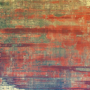 Çatlaklar ve vintage dokulu bir arka plan üzerinde lekeleri. Farklı renk desen ile