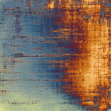 Çatlaklar ve vintage dokulu bir arka plan üzerinde lekeleri. Farklı renk desen ile