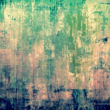 Çatlaklar ve vintage dokulu bir arka plan üzerinde lekeleri. Farklı renk desen ile