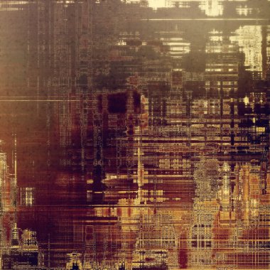 Retro tasarım öğeleri ve farklı renk desen soyut grunge arka plan