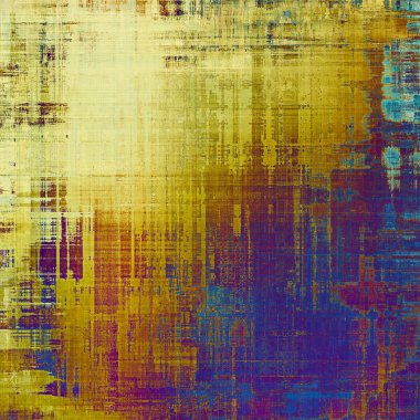 Retro tasarım öğeleri ve farklı renk desen soyut grunge arka plan