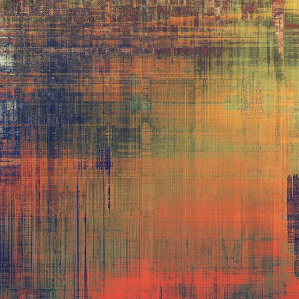 Abstrakt grunge bakgrund med retro designelement och olika färgmönster — Stockfoto
