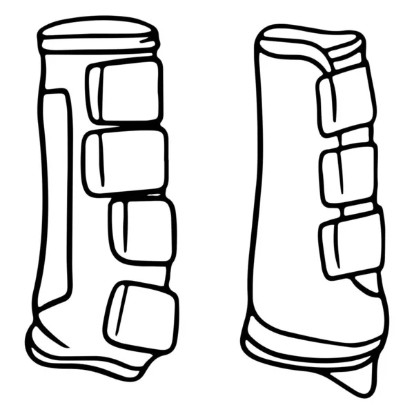 말이끄는 벡터의 신발을 스타일로 만드는 않습니다 디자인 장식을 배경에 — 스톡 벡터